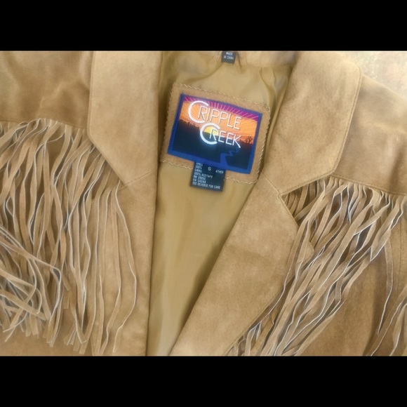 Cripple creek Fringe leather jacket - Picture 2 of 4